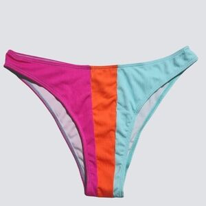 ZAFUL Bikini Ribbed Bikini Bottoms Sz Med NWOT